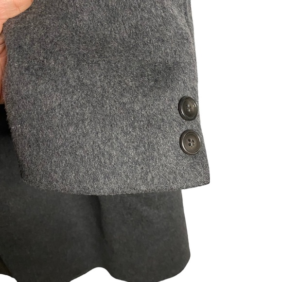 WM. H. Leishman Men's Gray Wool and Cashmere Trench Coat - Picture 5 of 12